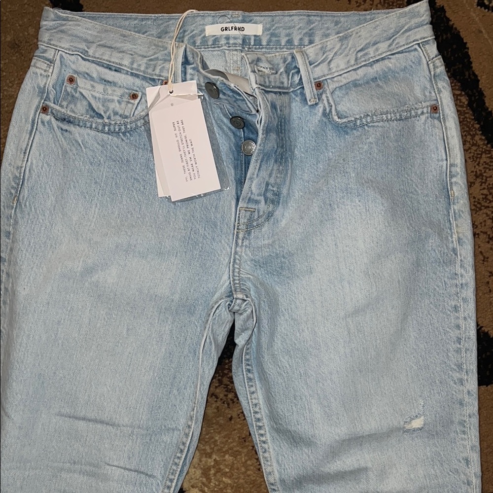 GRLFRND fame Light Blue Denim Jeans NWT 29